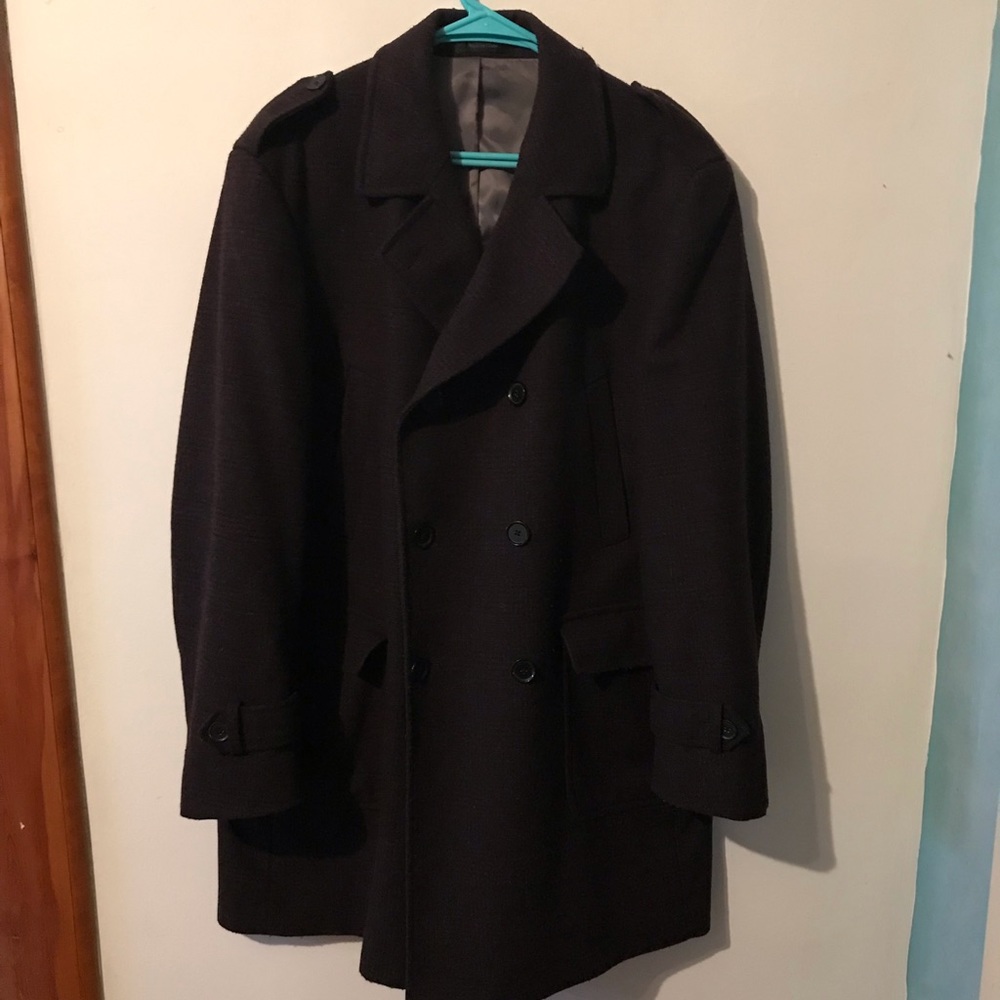 Calvin Klein Double Breast Wool Coat